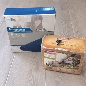 Twin Air Mattresses and Air Pump